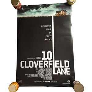 10 Cloverfield Lane 2016 Promo Movie Poster 27x40 John Goodman Mary E. Winstead